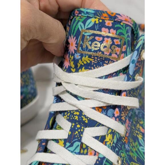 Keds High-Top Floral Patterned Sneakers Sz 7.5 No Sign of Wear - Picture 2 of 7